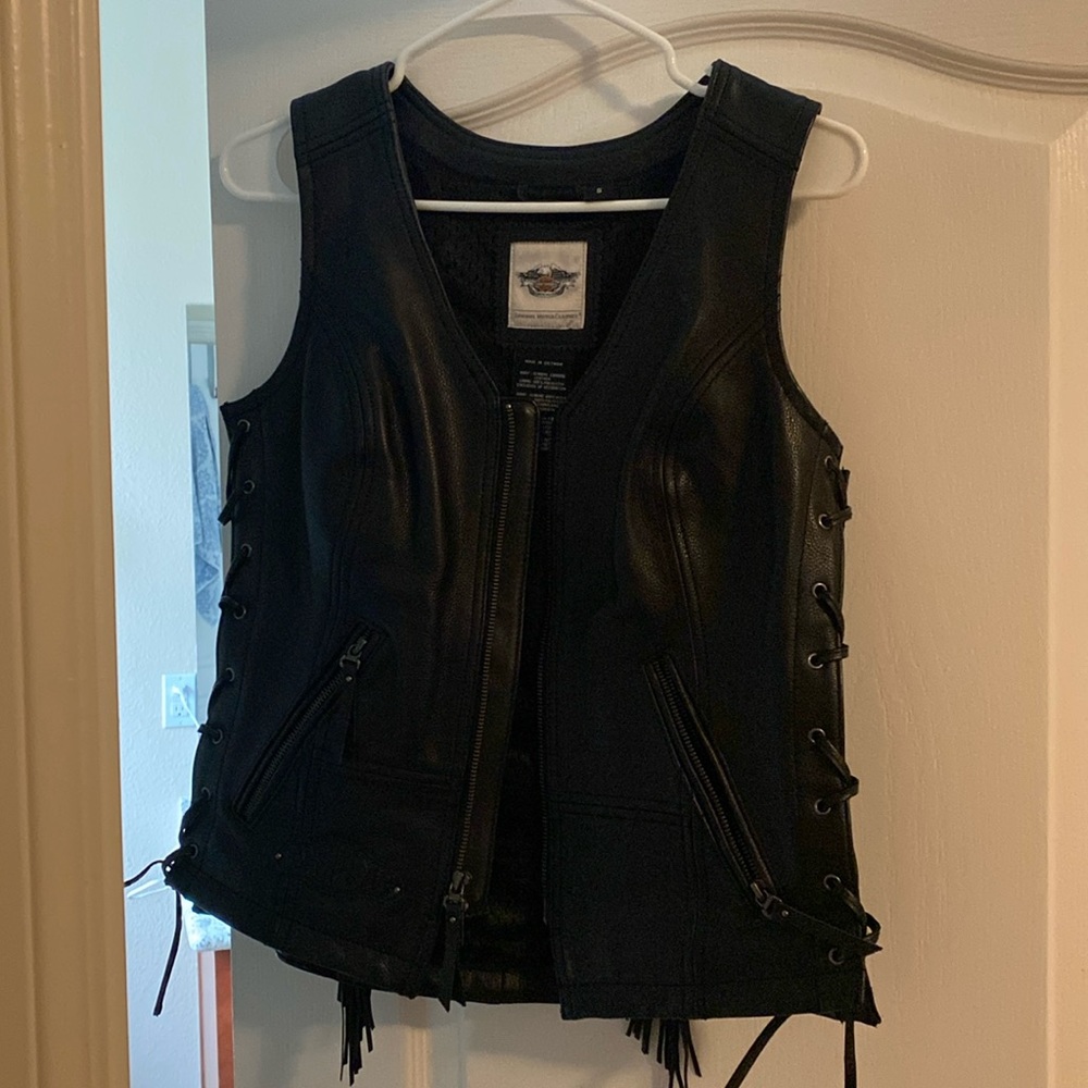 Harley-Davidson fringe vest